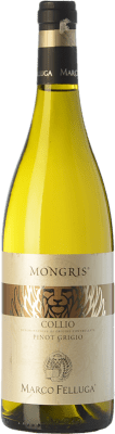 25,95 € Бесплатная доставка | Белое вино Marco Felluga Pinot Grigio Mongris D.O.C. Collio Goriziano-Collio Фриули-Венеция-Джулия Италия Pinot Grey бутылка 75 cl