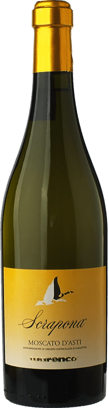0,95 € Envío gratis | Vino Dulce Marenco Scrapona D.O.C.G. Moscato d'Asti Piemonte Italia Moscato 75 cl