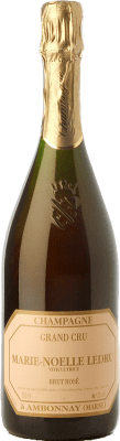 47,95 € Envio grátis | Espumante rosé Marie-Noelle Ledru Grand Cru Rosé Brut Reserva A.O.C. Champagne Champagne França Pinot Preto Garrafa 75 cl