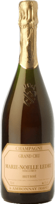 47,95 € Spedizione Gratuita | Spumante rosato Marie-Noelle Ledru Grand Cru Rosé Brut Riserva A.O.C. Champagne champagne Francia Pinot Nero Bottiglia 75 cl