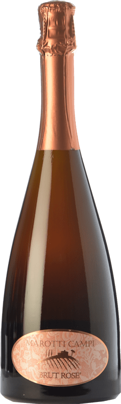 14,95 € 免费送货 | 玫瑰气泡酒 Marotti Campi Rosé 香槟 D.O.C. Lacrima di Morro d'Alba 马尔凯 意大利 Lacrima 瓶子 75 cl
