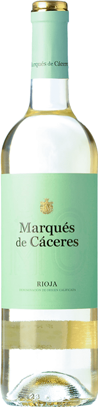 7,95 € Бесплатная доставка | Белое вино Marqués de Cáceres Молодой D.O.Ca. Rioja Ла-Риоха Испания Viura бутылка 75 cl