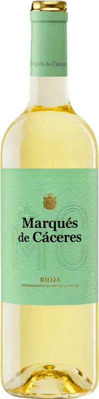 8,95 € Бесплатная доставка | Белое вино Marqués de Cáceres молодое D.O.Ca. Rioja Ла-Риоха Испания Viura — Виура 75 cl