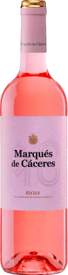 7,95 € Бесплатная доставка | Розовое вино Marqués de Cáceres D.O.Ca. Rioja Ла-Риоха Испания Tempranillo — Темпранильо, Garnacha — Гренаш 75 cl