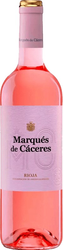 7,95 € Kostenloser Versand | Rosé-Wein Marqués de Cáceres D.O.Ca. Rioja La Rioja Spanien Tempranillo, Grenache Flasche 75 cl