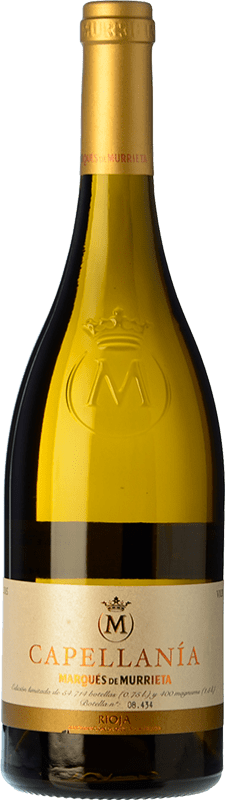 91,95 € Free Shipping | White Wine Marqués de Murrieta Capellanía Crianza — Aged D.O.Ca. Rioja The Rioja Spain Viura Bottle 75 cl
