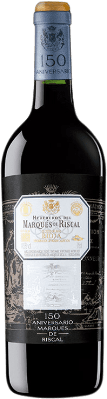 89,95 € Бесплатная доставка | Красное вино Marqués de Riscal 150 Aniversario Гранд Резерв D.O.Ca. Rioja Ла-Риоха Испания Tempranillo, Graciano бутылка 75 cl