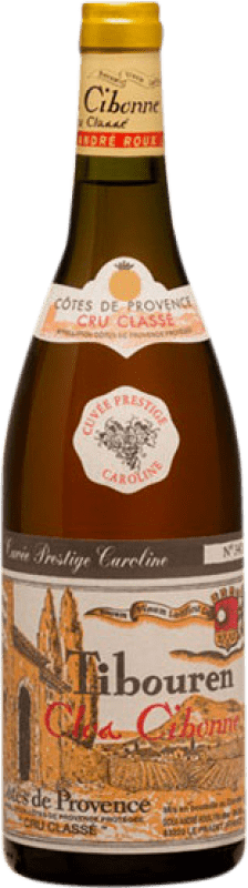 45,95 € 免费送货 | 桃红葡萄酒 Clos Cibonne Caroline Tibouren Cuvée, Prestige — 尊贵 A.O.C. Côtes de Provence 普罗旺斯 法国 Garnacha — 歌海娜, Tibouren — 蒂布伦 75 cl
