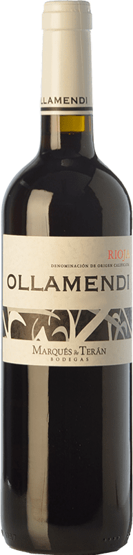 7,95 € Free Shipping | Red Wine Marqués de Terán Ollamendi Crianza — Aged D.O.Ca. Rioja The Rioja Spain Tempranillo 75 cl