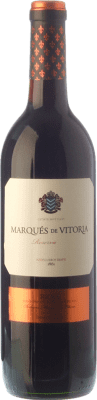 15,95 € Бесплатная доставка | Красное вино Marqués de Vitoria Резерв D.O.Ca. Rioja Ла-Риоха Испания Tempranillo бутылка 75 cl
