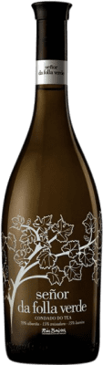 16,95 € Free Shipping | White wine Marqués de Vizhoja Señor da Folla Verde D.O. Rías Baixas Galicia Spain Loureiro, Treixadura, Albariño Bottle 75 cl