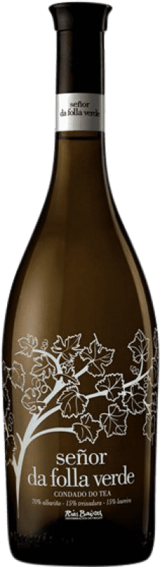 16,95 € Free Shipping | White wine Marqués de Vizhoja Señor da Folla Verde D.O. Rías Baixas Galicia Spain Loureiro, Treixadura, Albariño Bottle 75 cl