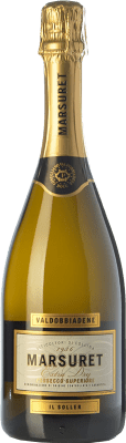 11,95 € Бесплатная доставка | Белое игристое Marsuret Экстра сухой D.O.C. Prosecco Венето Италия Glera бутылка 75 cl