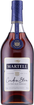 161,95 € Free Shipping | Cognac Martell Cordon Bleu — Blue A.O.C. Cognac France 70 cl