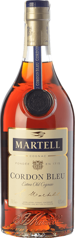 154,95 € Envio grátis | Cognac Conhaque Martell Cordon Bleu A.O.C. Cognac França Garrafa 70 cl