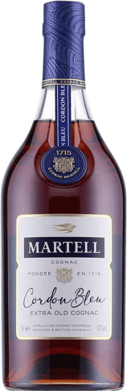 161,95 € Envío gratis | Coñac Martell Cordon Bleu — Azul A.O.C. Cognac Francia 70 cl