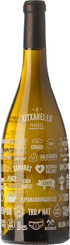 19,95 € Бесплатная доставка | Белое вино Martí Serdà El Xitxarel·lo D.O. Penedès Каталония Испания Xarel·lo — Шарелло Бутылка Магнум 1,5 L