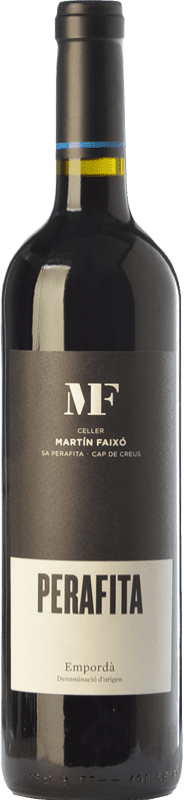 18,95 € 免费送货 | 红酒 Martín Faixó MF Perafita 年轻的 D.O. Empordà 加泰罗尼亚 西班牙 Merlot, Grenache, Cabernet Sauvignon 瓶子 75 cl