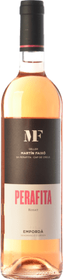 14,95 € Free Shipping | Rosé wine Martín Faixó MF Perafita Rosat D.O. Empordà Catalonia Spain Merlot, Grenache Bottle 75 cl