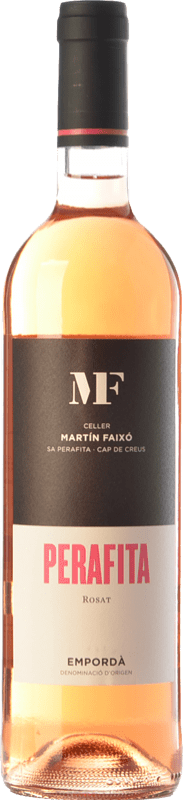 14,95 € Spedizione Gratuita | Vino rosato Martín Faixó MF Perafita Rosat D.O. Empordà Catalogna Spagna Merlot, Grenache Bottiglia 75 cl