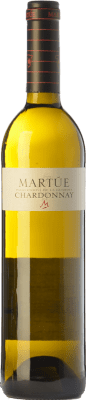 8,95 € Бесплатная доставка | Белое вино Martúe Crianza — Крианса D.O.P. Vino de Pago Campo de la Guardia Кастилья-Ла-Манча Испания Chardonnay — Шардоне 75 cl
