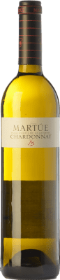 8,95 € Envio grátis | Vinho branco Martúe Crianza D.O.P. Vino de Pago Campo de la Guardia Castela-Mancha Espanha Chardonnay Garrafa 75 cl