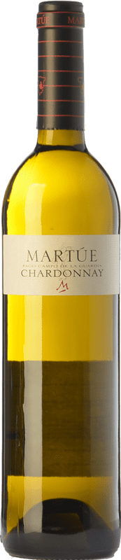 8,95 € Бесплатная доставка | Белое вино Martúe старения D.O.P. Vino de Pago Campo de la Guardia Кастилья-Ла-Манча Испания Chardonnay бутылка 75 cl