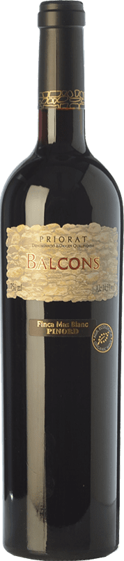 29,95 € Бесплатная доставка | Красное вино Mas Blanc Balcons Crianza — Крианса D.O.Ca. Priorat Каталония Испания Merlot — Мерло, Garnacha — Гренаш, Cabernet Sauvignon — Каберне Совиньон, Cariñena — Кариньян Eco — Эко Био Органический 75 cl