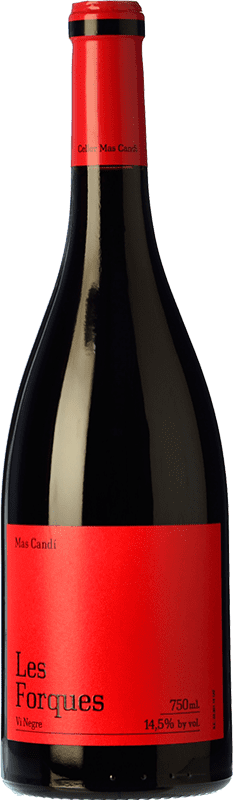 11,95 € Spedizione Gratuita | Vino Rosso Mas Candí Les Forques Crianza — Invecchiato in Botte D.O. Penedès Catalogna Spagna Cabernet Sauvignon, Mandó, Sumoll, Monica Bottiglia 75 cl