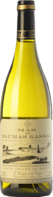 54,95 € Бесплатная доставка | Белое вино Mas de Daumas Gassac Blanc I.G.P. Vin de Pays Saint Guilhem le Désert Лангедок-Руссильон Франция Muscat, Viognier, Chardonnay, Petit Manseng бутылка 75 cl