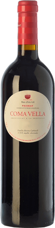 32,95 € Free Shipping | Red wine Mas d'en Gil Coma Vella Aged D.O.Ca. Priorat Catalonia Spain Merlot, Syrah, Grenache, Cabernet Sauvignon, Carignan, Grenache Hairy Bottle 75 cl