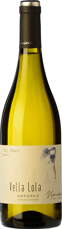 8,95 € Free Shipping | White wine Viníric Vella Lola Blanc D.O. Empordà Catalonia Spain Grenache White, Muscat, Macabeo, Xarel·lo Bottle 75 cl