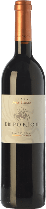 22,95 € Free Shipping | Red wine Mas Llunes Emporion Aged D.O. Empordà Catalonia Spain Syrah, Cabernet Sauvignon Bottle 75 cl