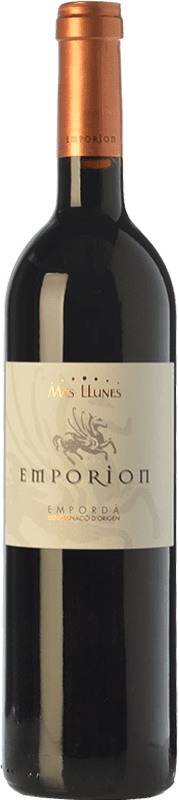 24,95 € Free Shipping | Red Wine Mas Llunes Emporion Crianza — Aged D.O. Empordà Catalonia Spain Syrah — Shiraz, Cabernet Sauvignon Bottle 75 cl
