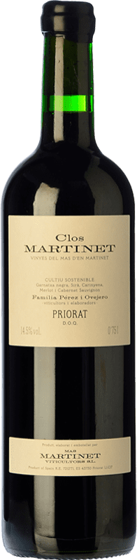 69,95 € Free Shipping | Red wine Mas Martinet Clos Crianza D.O.Ca. Priorat Catalonia Spain Merlot, Syrah, Grenache, Cabernet Sauvignon, Carignan Bottle 75 cl