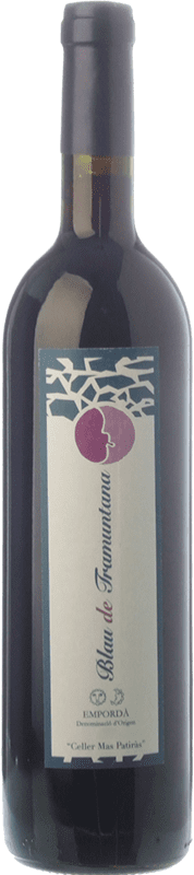 9,95 € Free Shipping | Red wine Mas Patiràs Blau de Tramuntana Aged D.O. Empordà Catalonia Spain Syrah, Grenache, Carignan Bottle 75 cl