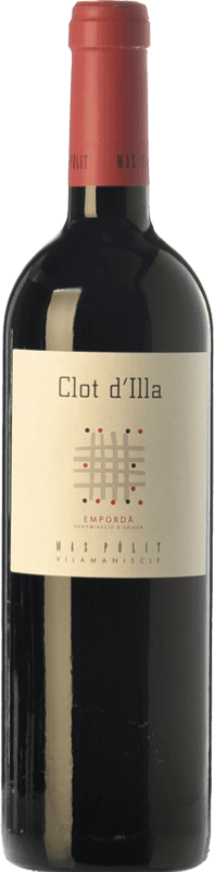 16,95 € Free Shipping | Red wine Mas Pòlit Clot d'Illa Joven D.O. Empordà Catalonia Spain Syrah, Grenache Bottle 75 cl