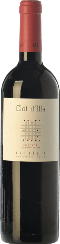 16,95 € Envio grátis | Vinho Tinto Mas Pòlit Clot d'Illa Jovem D.O. Empordà Catalunha Espanha Syrah, Garnacha — Grenache Garrafa 75 cl