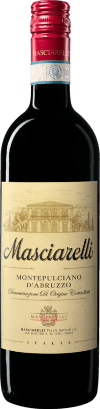 16,95 € 送料無料 | 赤ワイン Masciarelli D.O.C. Montepulciano d'Abruzzo アブルッツォ イタリア Montepulciano ボトル 75 cl