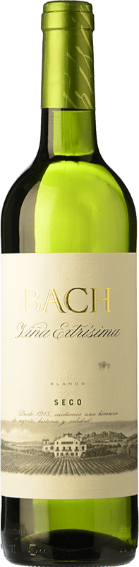 6,95 € Envoi gratuit | Vin Blanc Bach Viña Extrísima Seco — Sec Jeune D.O. Catalunya Catalogne Espagne Macabeo — Macabeu, Xarel·lo, Chardonnay Bouteille 75 cl