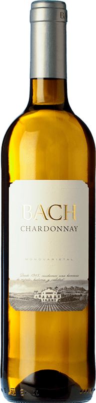 7,95 € Free Shipping | White wine Bach D.O. Penedès Catalonia Spain Chardonnay Bottle 75 cl