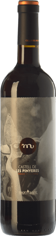 14,95 € Бесплатная доставка | Красное вино Masroig Castell de les Pinyeres старения D.O. Montsant Каталония Испания Tempranillo, Merlot, Grenache, Cabernet Sauvignon, Samsó бутылка 75 cl