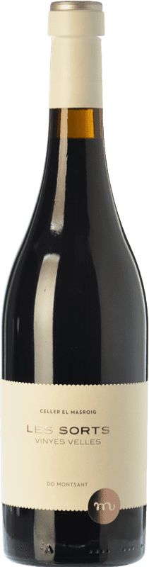 18,95 € Free Shipping | Red wine Masroig Les Sorts Vinyes Velles Crianza D.O. Montsant Catalonia Spain Syrah, Grenache, Cabernet Sauvignon, Carignan Bottle 75 cl