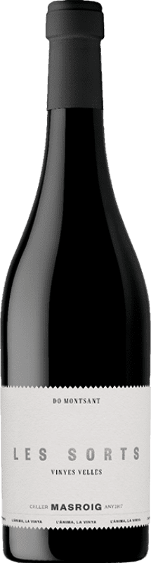 24,95 € Envio grátis | Vinho tinto Masroig Les Sorts Vinyes Velles Crianza D.O. Montsant Catalunha Espanha Syrah, Grenache, Cabernet Sauvignon, Carignan Garrafa 75 cl