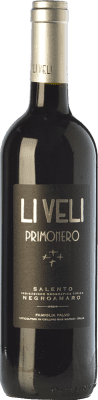 11,95 € Free Shipping | Red Wine Li Veli Primonero I.G.T. Salento Campania Italy Primitivo, Negroamaro 75 cl