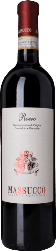 22,95 € Бесплатная доставка | Красное вино Massucco D.O.C.G. Roero Пьемонте Италия Nebbiolo, Arneis бутылка 75 cl