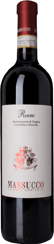 23,95 € Spedizione Gratuita | Vino Rosso Massucco D.O.C.G. Roero Piemonte Italia Nebbiolo, Arneis 75 cl