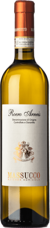 15,95 € Spedizione Gratuita | Vino Bianco Massucco D.O.C.G. Roero Piemonte Italia Arneis 75 cl