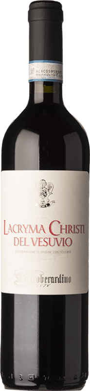 13,95 € Free Shipping | Red wine Mastroberardino Lacryma Christi Rosso D.O.C. Vesuvio Campania Italy Piedirosso Bottle 75 cl
