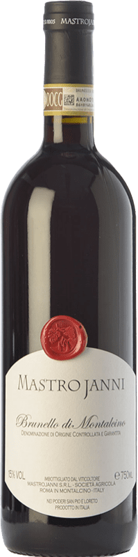 123,95 € Envío gratis | Vino tinto Mastrojanni D.O.C.G. Brunello di Montalcino Toscana Italia Sangiovese Botella 75 cl